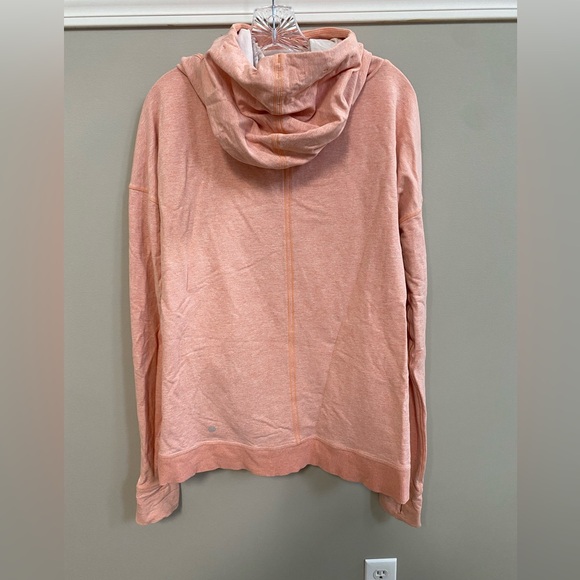 Lululemon Stress Less Heathered Orange Cowl Neck - Picture 10 of 10